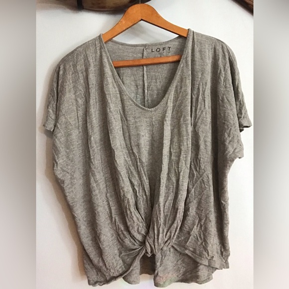 LOFT Tops - Loft Twist Tie Shirt